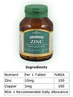 Zinc (Food State)